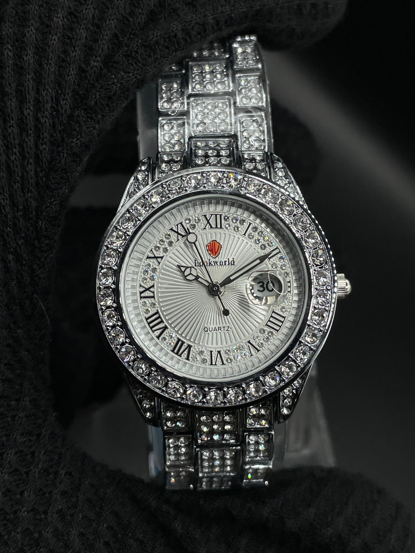 Lookworld Womenโs Luxury Iced Out Watch