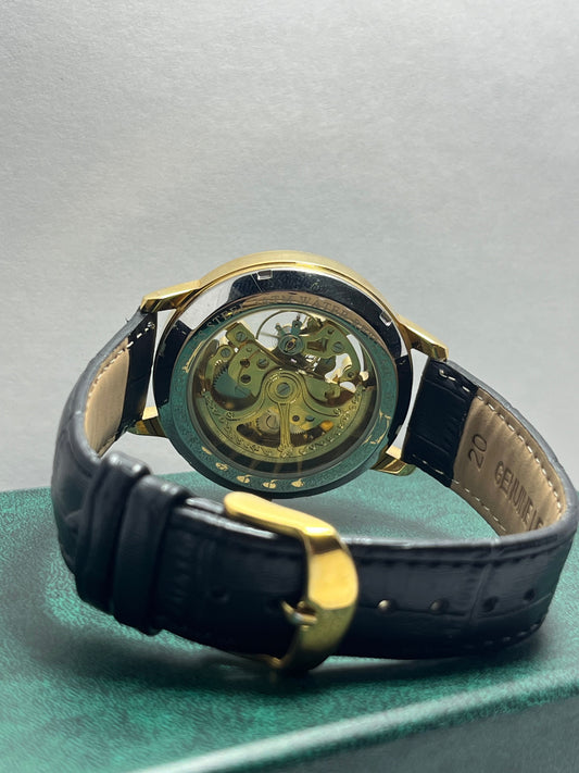 Rolex Automatic Skeleton with Leather Straps