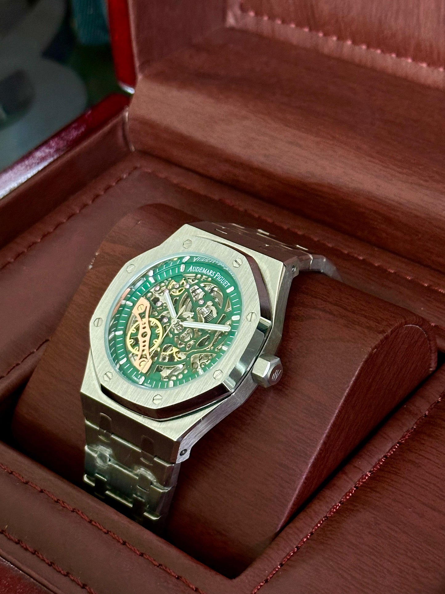 Audemars Piguet Royal Oak Skeleton – Green Edition