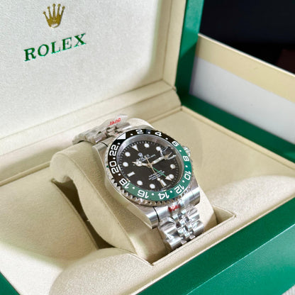 GreenEdge MasterTime –  Stainless Steel Luxury Watch with Rotating Bezel