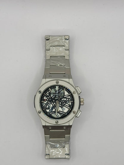 Hublot Classic Fusion Titanium Quartz Skeleton Dial Men's Watch
