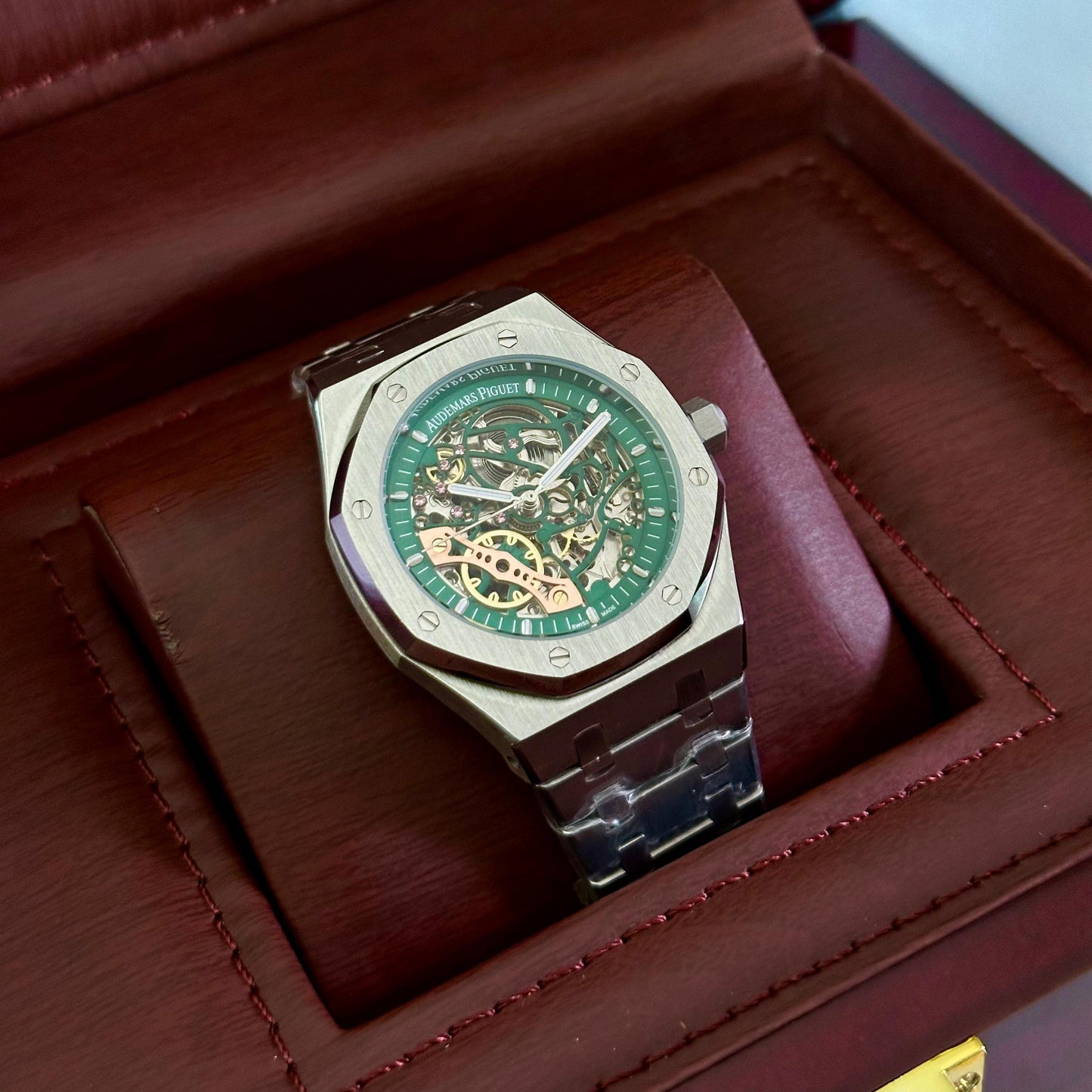 Audemars Piguet Royal Oak Skeleton – Green Edition