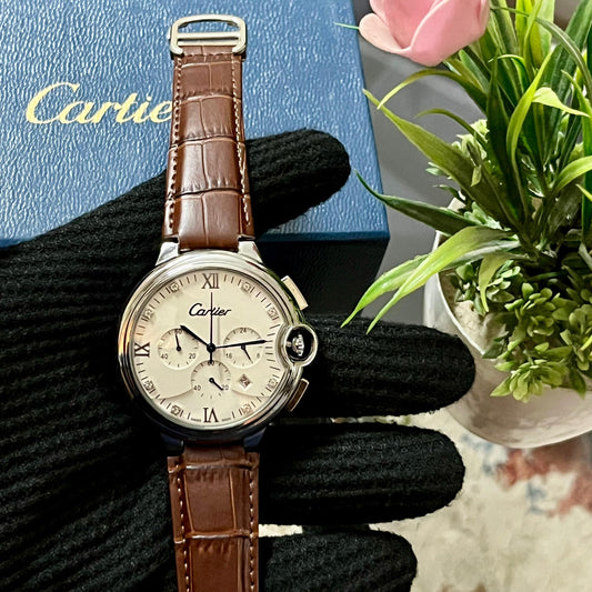 Cartier Balloon Bleu-Inspired Luxury Wristwatch