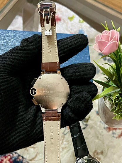 Cartier Balloon Bleu-Inspired Luxury Wristwatch