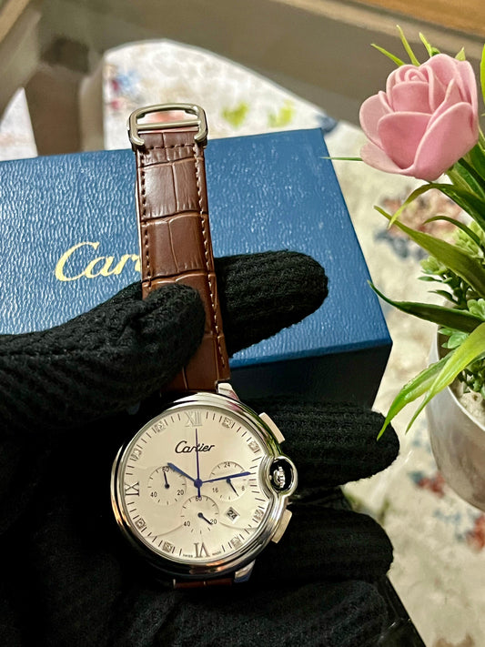 Cartier Balloon Bleu-Inspired Luxury Wristwatch