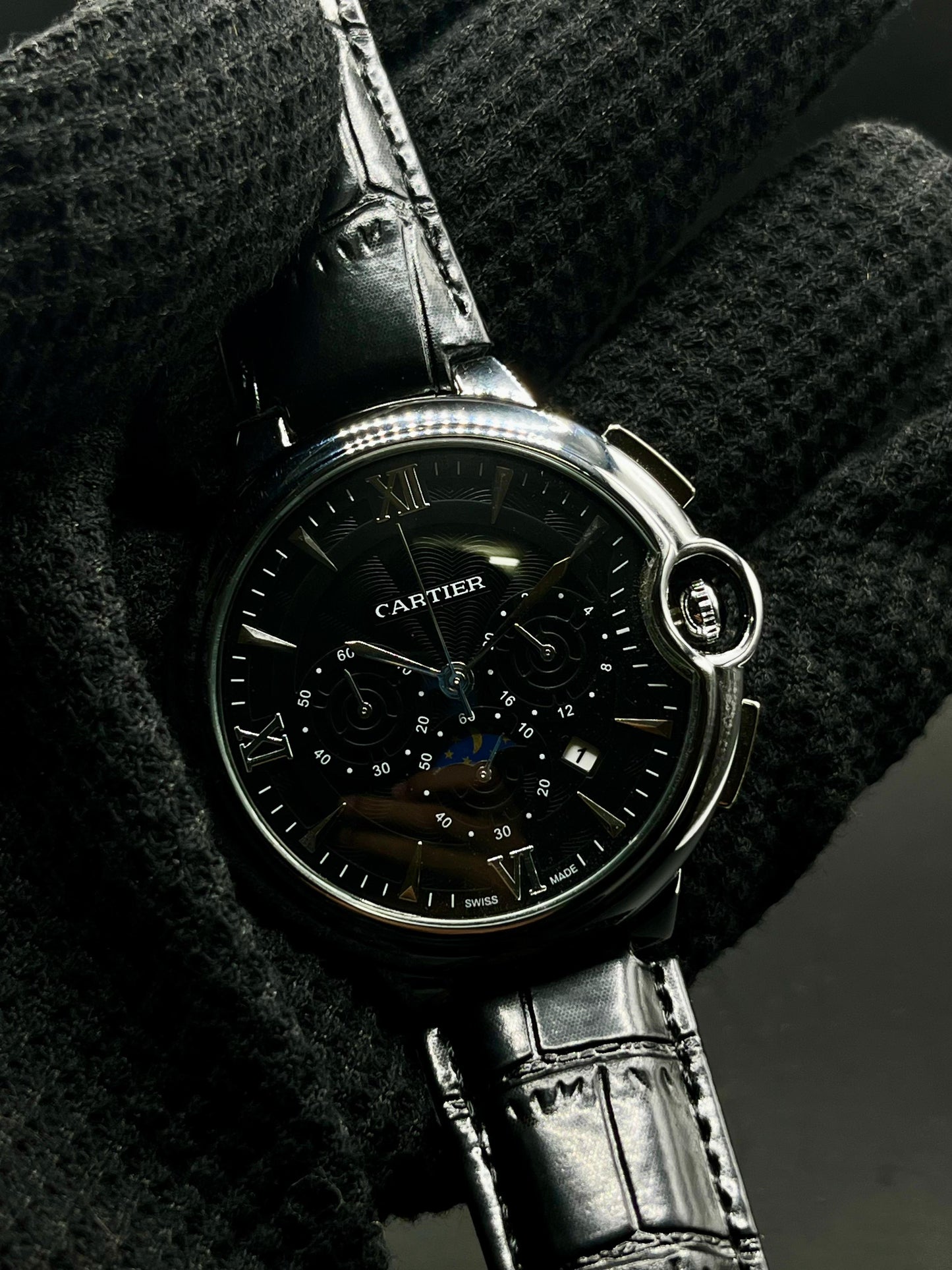 Cartier Balloon Bleu-Inspired Luxury Wristwatch
