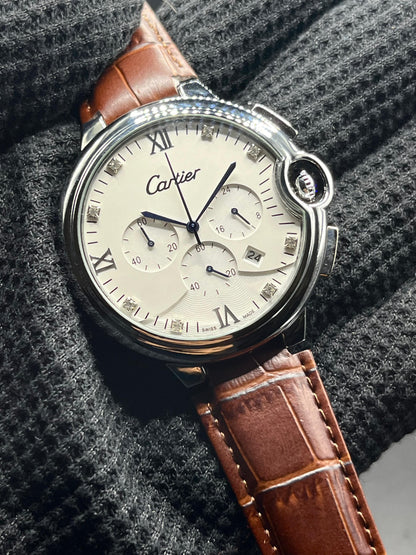Cartier Balloon Bleu-Inspired Luxury Wristwatch