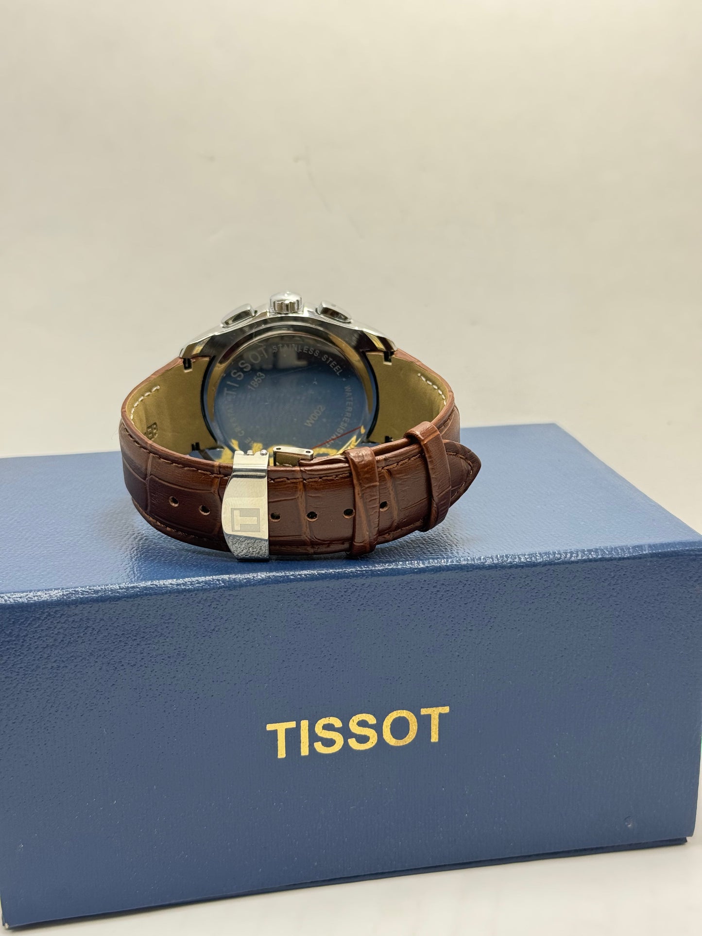 Tissot Chronograph Watch With Leather Straps