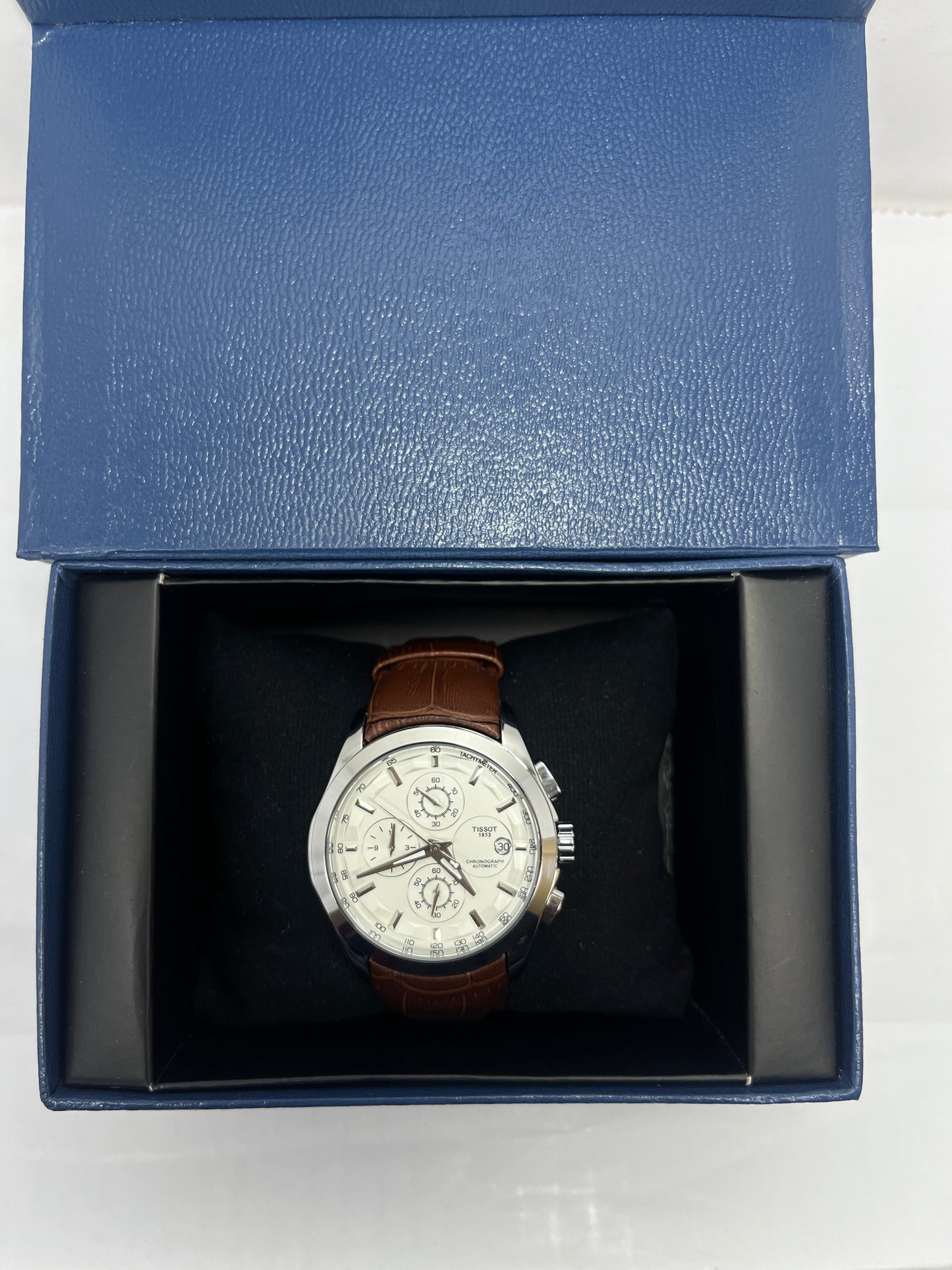 Tissot Chronograph Watch With Leather Straps