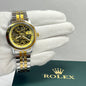 Rolex automatic skeleton watch