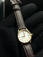 Patek Philippe Women Leather Strap Watch