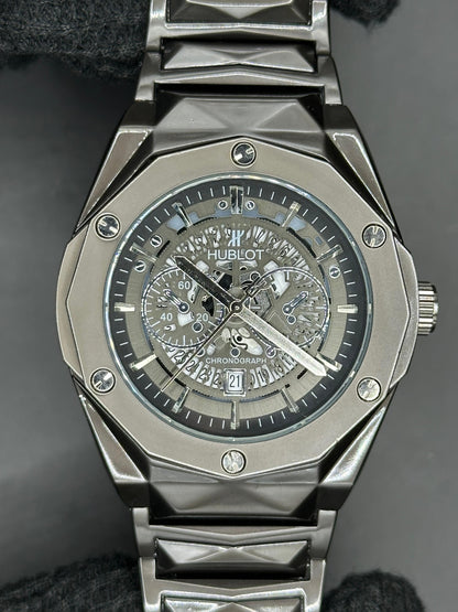 Hublot Diamond-Shaped Chronograph Watch